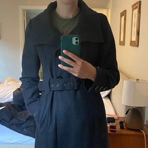 Guess Grey Pea Coat, Size M